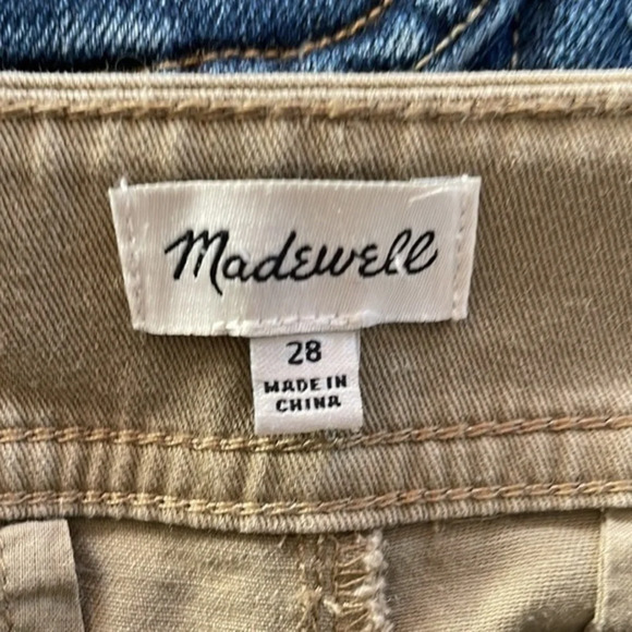 Madewell Flared Leg Kahki Pants Size 26 - Picture 7 of 8